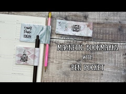 Magnetic bookmark tutorial - up cycle your fabric scraps with me! 📚