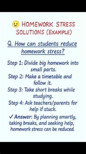 Reduce Homework Stress | Easy Solutions