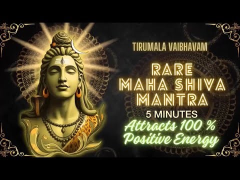 Rare Maha Shiva Mantra 5 Minutes | Secret Rudra Invocation | Powerful Protection & Energy