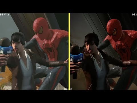 The Amazing Spider-Man PS Vita vs PS3 Graphics Comparison