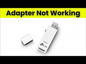 TP-Link WN821N WiFi Adapter Not Working Or Detecting Networks