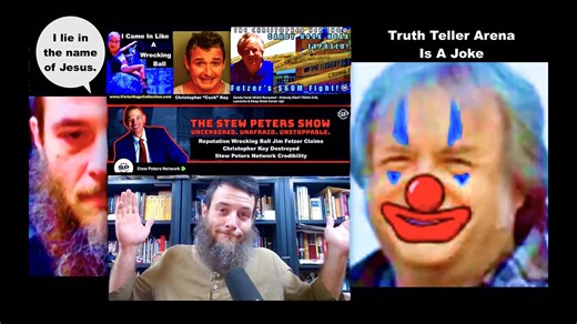 Stew Peters Dustin Nemos Jim Fetzer Normalize Lies Turn Truth Teller Community Into Comedy Central