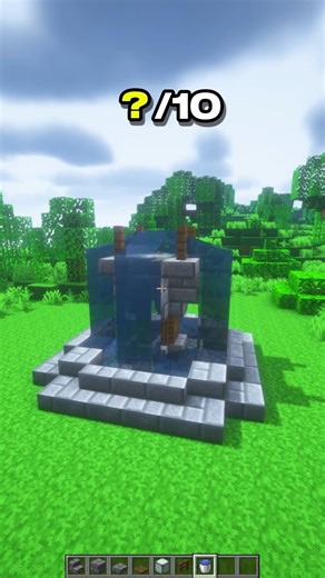 How to Make the Best Fountain in Minecraft – Decoration | CupSapling #minecraft #shorts #easy