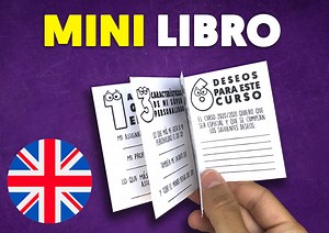 Mini book - All about me - Back to school craft (Craft for kids)