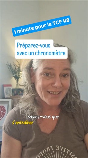 1 minute pour le TCF #8 - le chronomètre