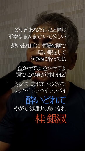 酔いどれて〜弐/桂銀淑/849曲目