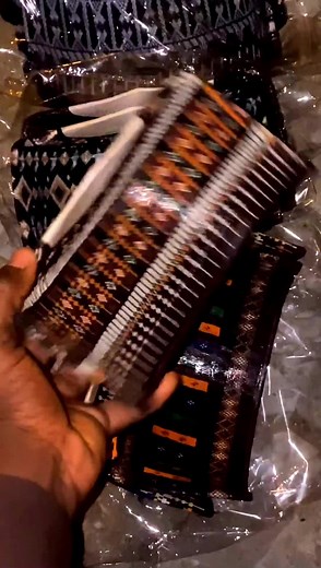 Traditional African Woven Basket Display