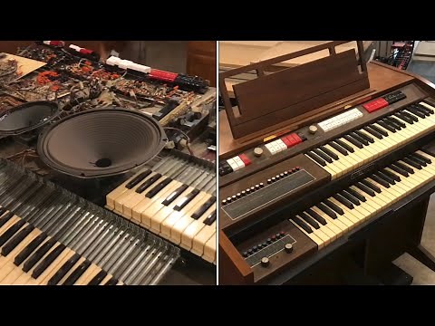 “What’s inside” VINTAGE 1970s ORGAN (baldwin) complete disassembly of some of the first electronics…