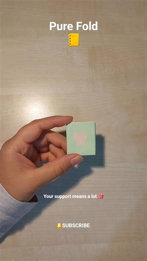 DIY Mini Notebook 📒 Birthday Gift Idea & Memo Pad | Mini Not Defteri Yapımı 🎁 Pure Fold