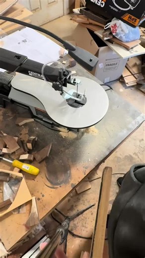 Cutting out a bunny. #kwrusticsigns #bunny #onthisday #woodsigns