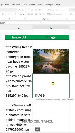 Convert Image URL to Image in Excel! #excel #exceltricks #excelhacks #excelshorts #exceltutorial #learnexcel #mrexceltamil | Mr Excel Tamil