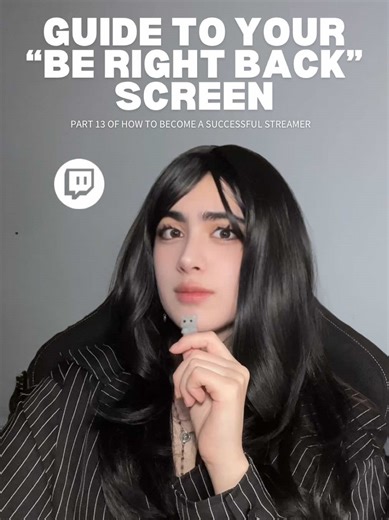 ur viewers drop by 30% every time you take a break on stream, but it doesn’t have to be that way if you set up a be right back screen that’s engaging #smallstreamer #newstreamer #smallstreamercommunity #streamertips #twitchgrowth