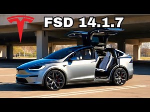 Tesla Model X FSD 14.1.7 Got Confused in Parking Garage