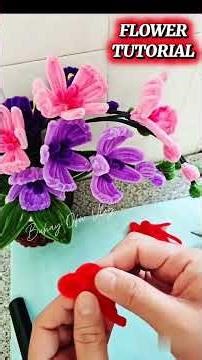 Diy,How to make a beautiful flower filler for bouquet,using pipewire...