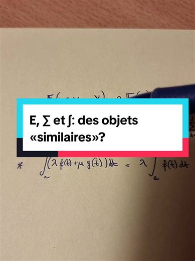 Pourquoi espérance, le symbole sigma et l'intégrale de Riemann ont les mêmes propriétés ? On parle de la Théorie de la mesure selon Lebesgue, le goat des intégrales. Tribu @AlgèBrille Exceller en maths🔥 Tribu borélienne@AlgèBrille Exceller en maths🔥 Symbole sigma ∑@AlgèBrille Exceller en maths🔥 #riemann #integrales #lebesgue #somme #esperance