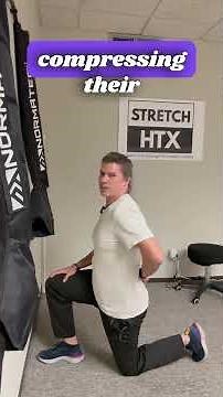 Half kneeling hip flexor stretch (proper form)