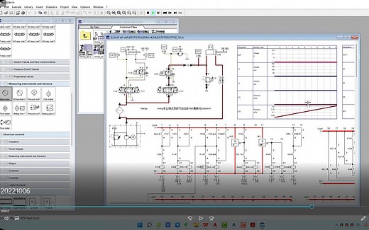FESTO FluidSIM 4.5专业液压气动类系统P&ID软件简单测试！