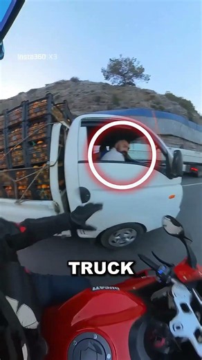 Biker spots an orange truck and gets a sweet surprise from the passenger #kitchenfails