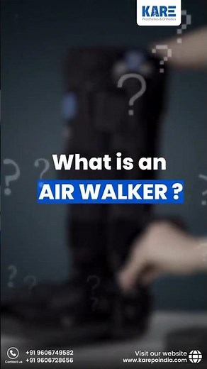 Step into recovery with confidence👣🚶‍♀️ #AirWalker #FootAndAnkleCare #OrthopaedicBoot #KAREOrthotics