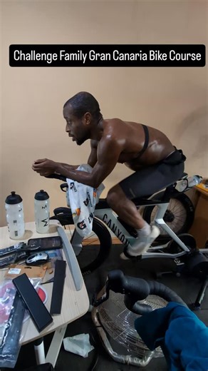 Sam Holness on Instagram: "I know that I have a long way to go to catch the top professional triathletes, I know that I am a work in progress. But I am going to make it. I don't mind when Dad pushes me, because I need his help. I have booked my first races at @challengefamily Gran Canaria in April. It's lumpy but I need this race to sharpen me up. Go, go gadget is from one of my favourite cartoons with Inspector Gadget and Mutley Hound. One of the best things about working out is that I don't ha