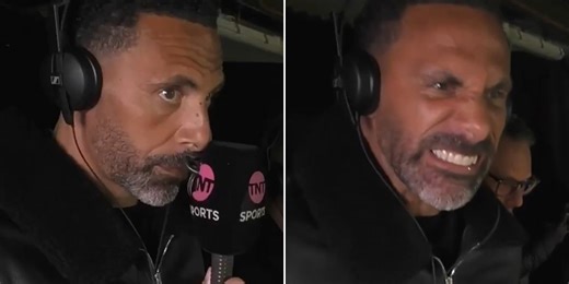 Football news: Fans demand Rio Ferdinand is sacked after wild antics in Man United win over Lyon