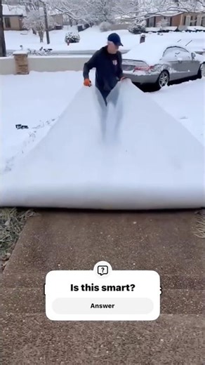 Smart Snow Removal? #wow #snow #winter