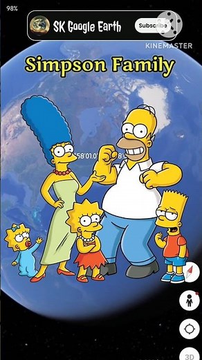 i found Simpson family on Google map and google earth #skgoogleearth #shorts #viral #earth #simpsons