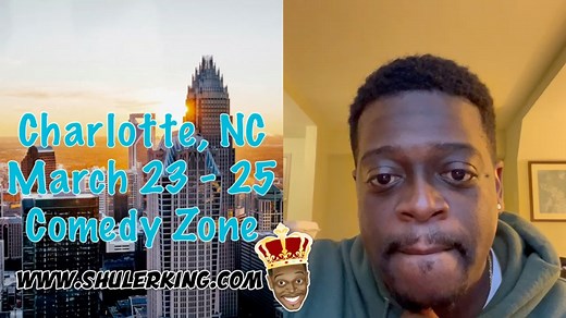 Charlotte, NC March 23 - 25 Comedy Zone 👇🏿 https://www.cltcomedyzone.com/events/69880 | Comedian Shuler King
