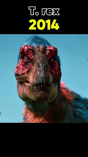 The Rise of the King: T-Rex Movie Evolution (1998-2023) 🦖🌋 #shorts #trex