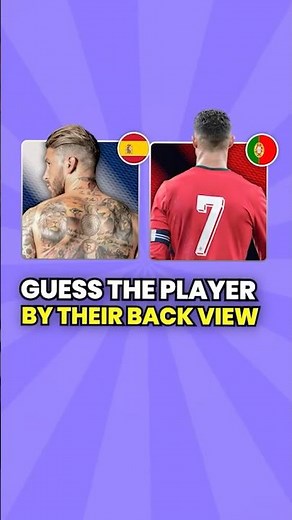 Guess the player by their back view ⚽ #quiz #football #footballquiz