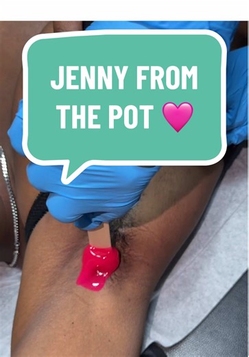 Underarm with Jenny From The Pot wax by @Wax Life Hard Wax 🩷🩷 #fyp #waxing #esthetician #wax #waxtok