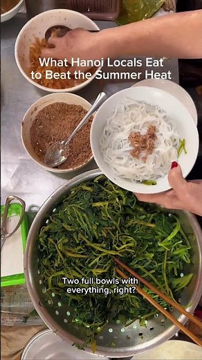 What Hanoi Locals Eat to Beat the Summer Heat 🥵☀️