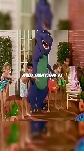 Barney Brought Real Sand to Their Beach Trip #disturbing #theory #shorts