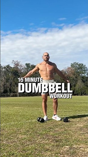 🔥 15 Minute Dumbbell Full Body Workout at Home