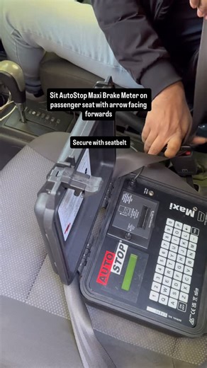 AutoTest Products on Instagram: "Brake testing made easy! See how simple it is to run a full brake test with our AutoStop Maxi Brake Meter 🚗💨 #Cars #Brake #BrakeTesting #RoadSafety #Automotive #Workshop #Vehicle #Diagnostics"