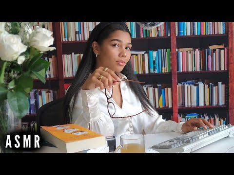 ASMR | Welcome to the ASMR Library! | Typing, Mouth Sounds, Soft spoken 💤