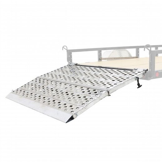 Bi-Fold Aluminum Utility & Landscaping Trailer Ramps