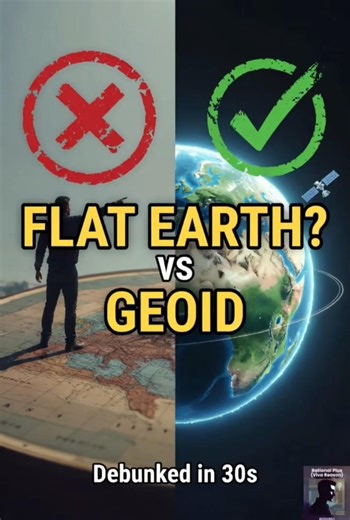 Flat Earth? Debunked in 30 Seconds 🌍