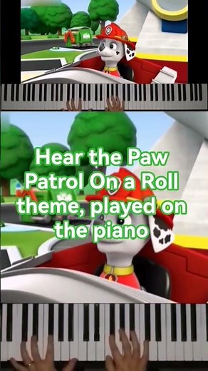 Hear the Paw Patrol On a Roll theme on the piano. #pawpatrolonaroll #pawpatrolsong #pawpatrolmusic