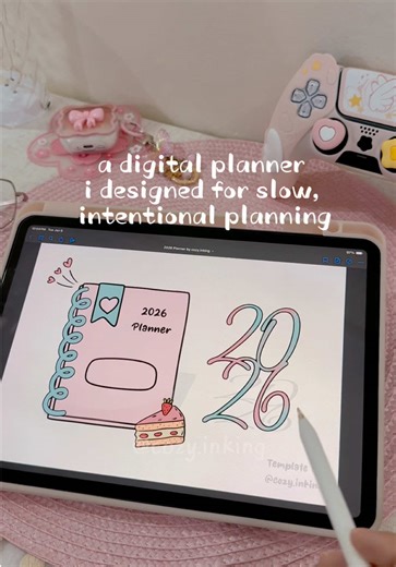 Cozy 2026 Digital Planner for Calm Organization