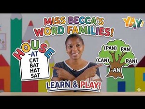 Word Families Made Easy | Learn to Read for Kids | Phonics with Miss Becca | Yay! School