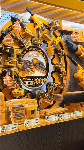 This video showcases the full INGCO P20S 20V MAX tool range