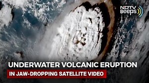 48K views · 244 reactions | #NDTVBeeps | Underwater Volcanic Eruption Captured In Jaw-Dropping Satellite Video | NDTV | Facebook