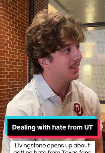 Parker Livingstone says he deleted his social media because of all the hate from Texas fans after he left for Oklahoma #Sooners #BoomerSooner #OUFootball #CollegeFootball #Oklahoma