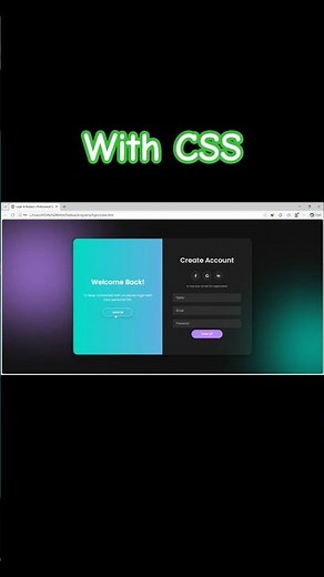 Build Animated Login SignUp Button #html #css #javascript