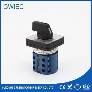 [Hot Item] 8 9 10 12 Position 3 Way Rotary Knob Changeover Switch