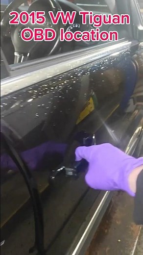 2015 VW Tiguan ⚡ OBD port & diagnostic socket location where to find