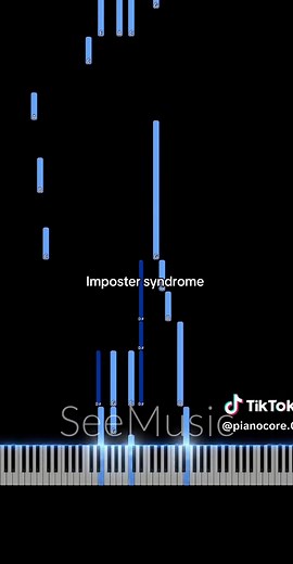 Imposter Syndrome Piano Tutorial - Easy Piano Songs