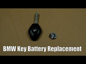 Remplacement de la pile de la télécommande sur la BMW Série 3 E46 - X3 E83