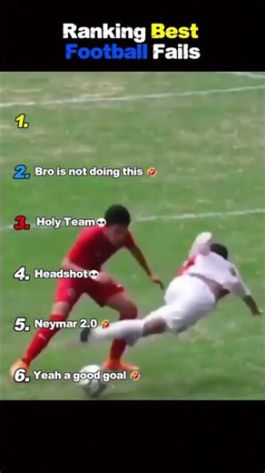 Ranking Best Football Fails 🤣 #fails #football